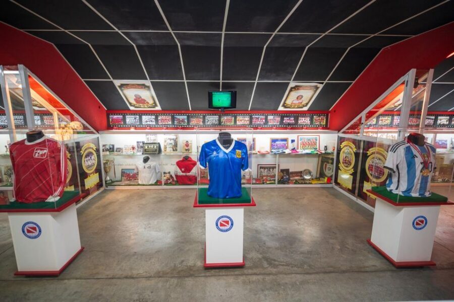 AllMaradona Buenos Aires: Maradona House Museum and Stadium - El Templo del Fútbol inside the stadium: museum built by fans