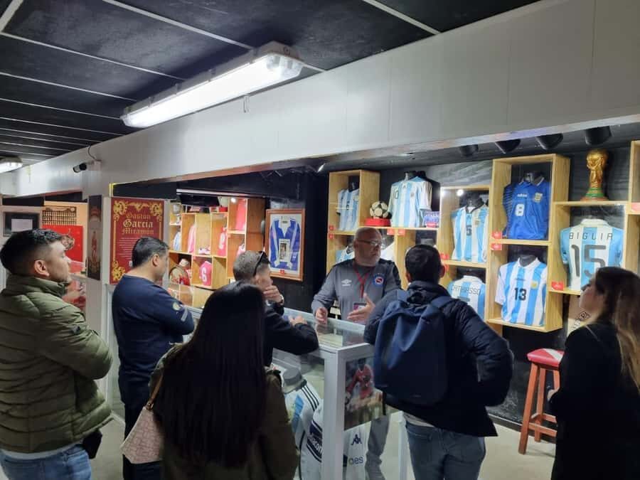 AllMaradona Buenos Aires: Maradona House Museum and Stadium - The best part of the stadium visit: field, changing rooms, press room, stands
