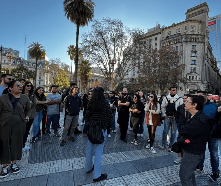 Free Walking Tour of Buenos Aires - Palacio Barolo and the Evita Mural Moment Near the Congress