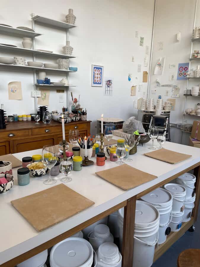 Wine & Pottery Class For Beginners in Buenos Aires Argentina - Where the Studio Experience Starts: An Old French-Style Building, Lower Ground Floor
